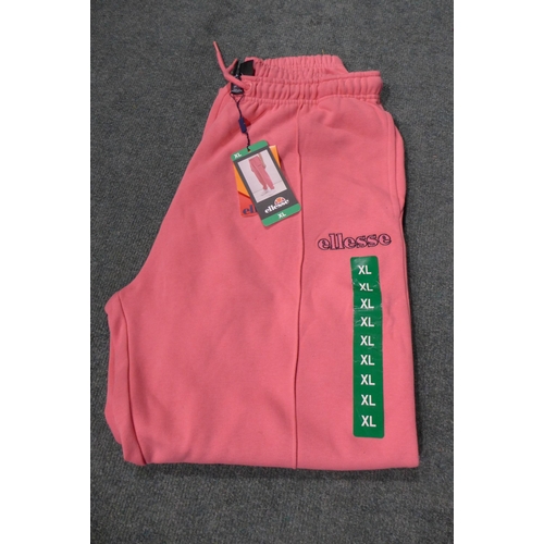 3303 - Five pairs of women's pink Ellesse joggers - size XL * this lot is subject to VAT