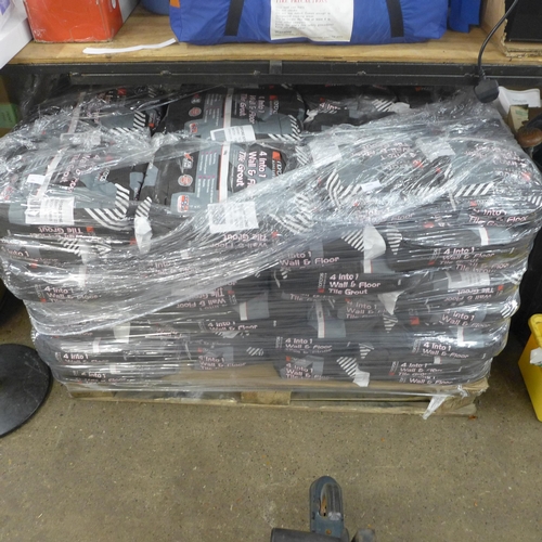 2400 - A pallet of approximately 80 10kg bags of Norcros 4-in-1 wall and floor tile grout