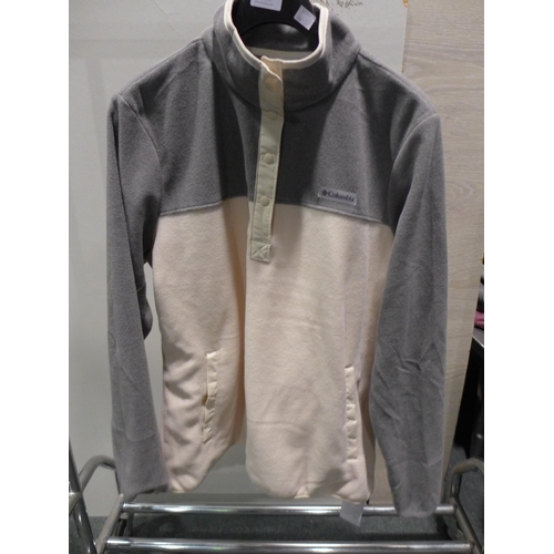 3309 - Women's Columbia Grey and Cream Fleece - size XL *This Lot is Subject to VAT