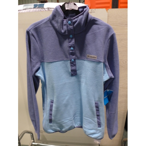 3313 - Women's Columbia Two-Tone Blue Fleece - size M * this lot is subject to VAT