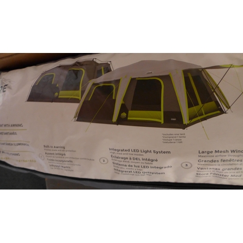 3322 - Core 10 Person Lighted Tent  , Original RRP £249.99 + vat           (309-162)   * This lot is subjec... 