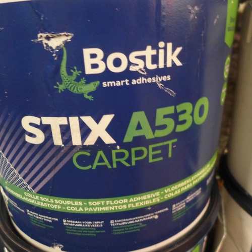 2447 - 14 x 15kg of Bostick Stix A530 carpet glue