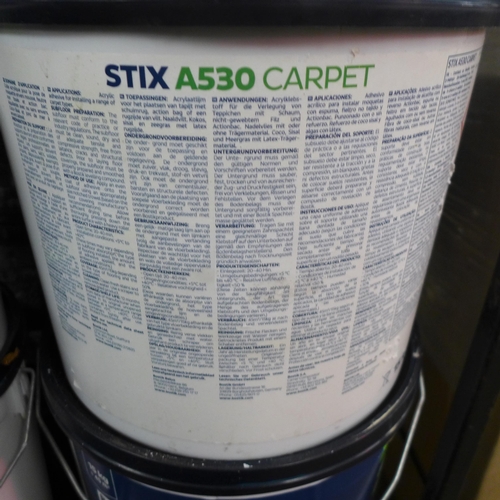 2447 - 14 x 15kg of Bostick Stix A530 carpet glue