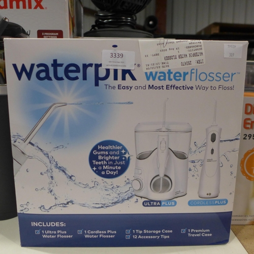 3339 - Waterpik Water Flosser  (309-136)   * This lot is subject to vat