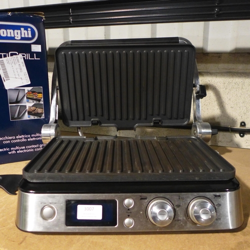 3007 - Delonghi Multigrill, Original RRP £139.99 + vat   (309-49)   * This lot is subject to vat