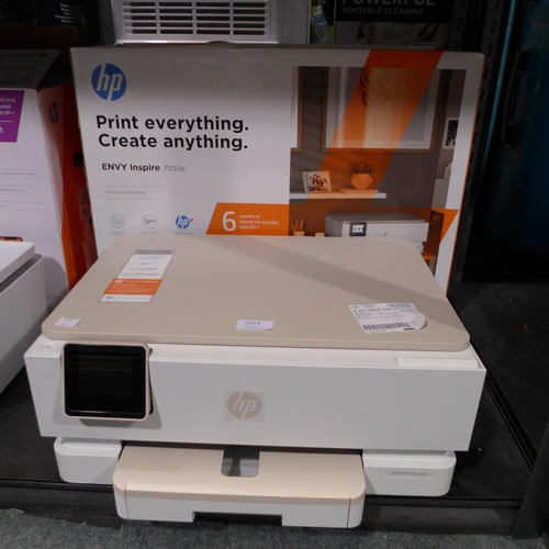 3354 - Hp Envy Inspire 7220E Aio Printer  (309-89)   * This lot is subject to vat