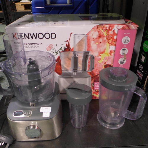 3362 - Kenwood  Multipro Food Processor  (309-194)   * This lot is subject to vat