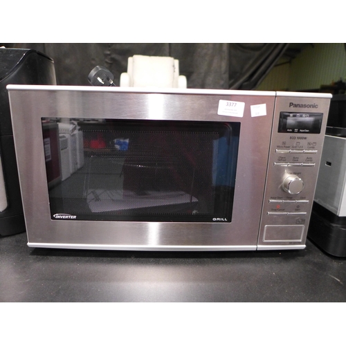 3377 - Panasonic Grill Microwave - Original RRP £129.99 + vat               (309-77)   * This lot is subjec... 