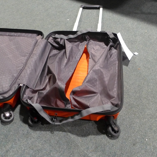 3023 - American tourister Jetdriver 55cm 4 Wheel Spinner Orange suitcase  (309-23)   * This lot is subject ... 