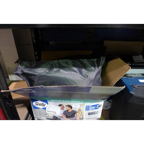 3026 - Sealy Fortech Airbed With Built In Pump  (309-21)   * This lot is subject to vat