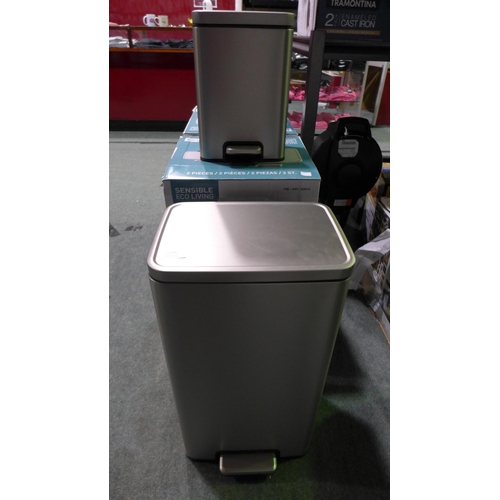 3390 - Eko Combo Step Bin 5.2L & 30L Soft Close Bin   (309-52)   * This lot is subject to vat