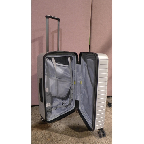 3035 - Delsey Luggage 2 Piece Silver Trunk Set , Original RRP £119.99 + vat          (309-63)   * This lot ... 