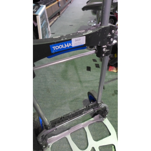 3419 - Toolmaster Folding Hand Truck 159Kg  (309-13)   * This lot is subject to vat