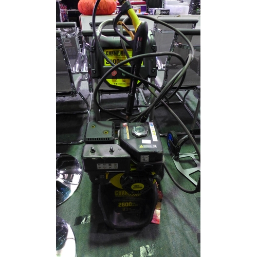 3420 - Champion Petrol Power Washer with three nozzles -  2600 Psi, Original RRP £299.99 + vat          (30... 