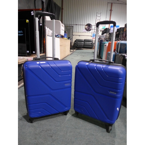 3429 - Two American Tourister 55cm Blue Suitcases (309-118,119)   * This lot is subject to vat