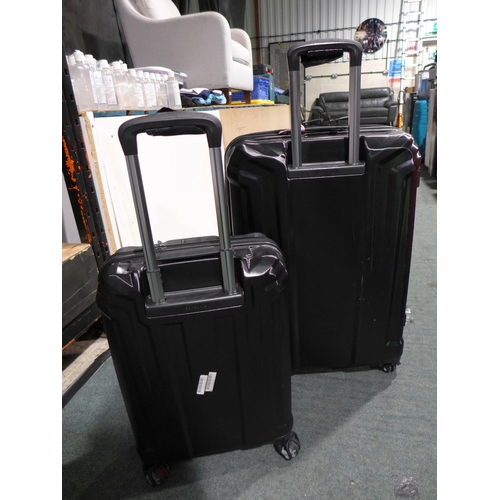 3431 - Samsonite Endure 2 piece Hardside Black Suitcases, Original RRP £119.99 + vat   (309-123)   * This l... 