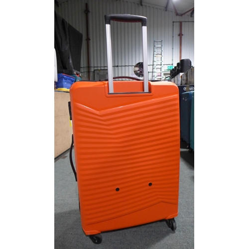 3434 - American Tourister Jetdriver 79cm 4 Wheel Spinner Orange Suitcase  (309-125)   * This lot is subject... 