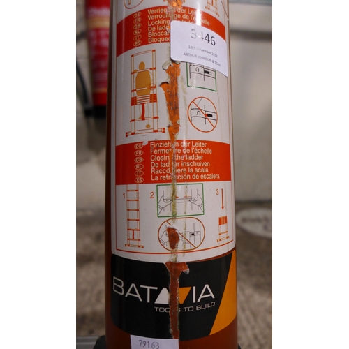 3446 - Batavia Telescopic 3.27M Ladder - model Bat7063668, Original RRP £119.99 + vat   (309-178)   * This ... 