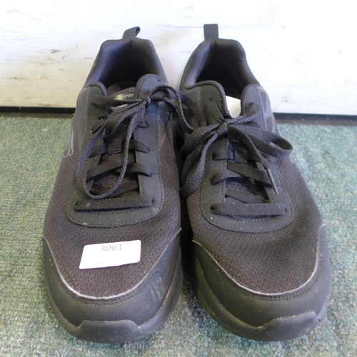 3061 - Men's black Skechers - UK size 10 * this lot is subject to VAT