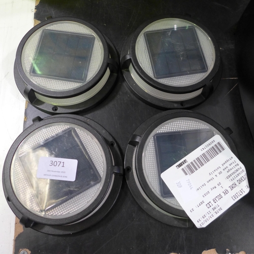 3071 - Sterno Home Solar LED lights  (309-34)   * This lot is subject to vat