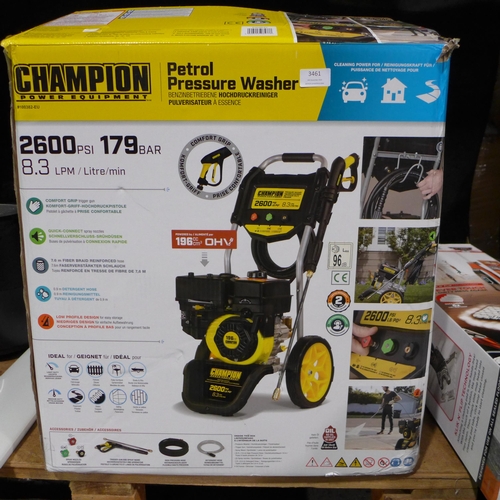 3461 - Champion Petrol Power Washer (2600 Psi)  , Original RRP £299.99 + vat          (309-20)   * This lot... 