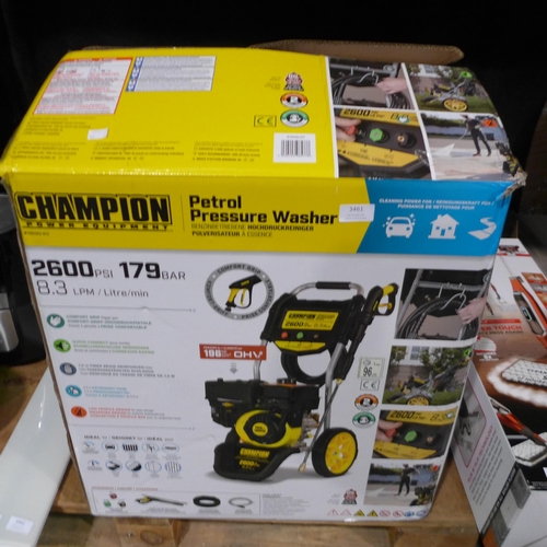 3461 - Champion Petrol Power Washer (2600 Psi)  , Original RRP £299.99 + vat          (309-20)   * This lot... 