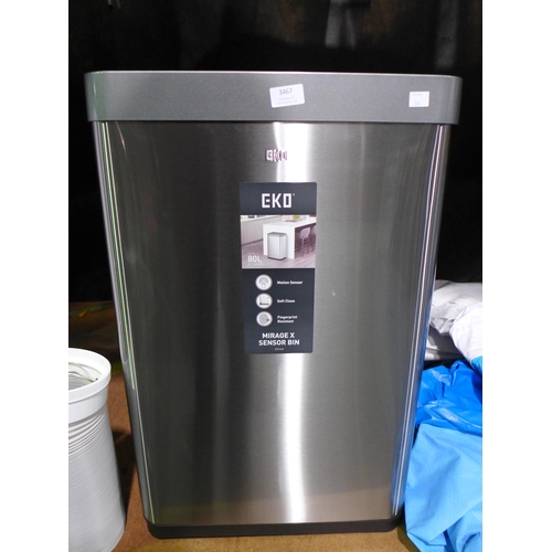 3467 - Eko Mirage Sensor Recycling Bin 80L  (309-127)   * This lot is subject to vat