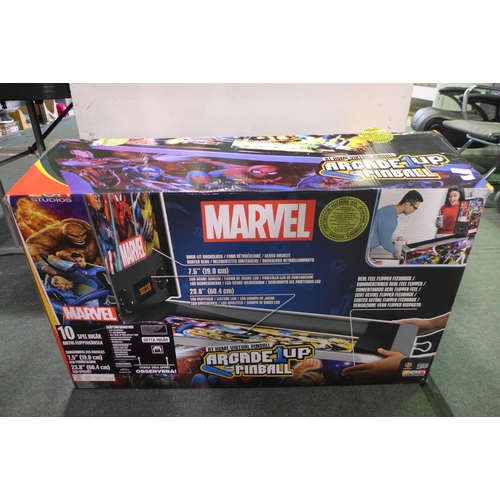 3087 - Arcade1Up Marvel Pinball Machine, Doesn't Power On. Original RRP £549.99 + vat    (309-352)   * This... 