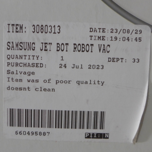 3088 - Samsung Jet Bot Robot Vacuum Cleaner, Original RRP £449.99 + vat     (309-107)   * This lot is subje... 