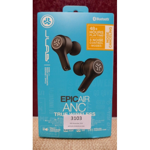 3103 - JLab Epic Air Anc True Wireless Earbuds  (309-346)   * This lot is subject to vat