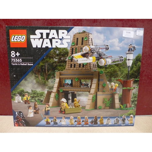 3106 - Lego Star Wars - New Hope Rebel Base - Model 75365         (309-361)   * This lot is subject to vat