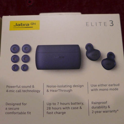 3109 - Jabra Wireless Elite3 Earbuds     (309-349)   * This lot is subject to vat