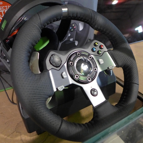 3113 - Logitech G29 Xbox Driving Force Steering Wheel - For X/S/One/PC, with Astro A10 Headset. Original RR... 