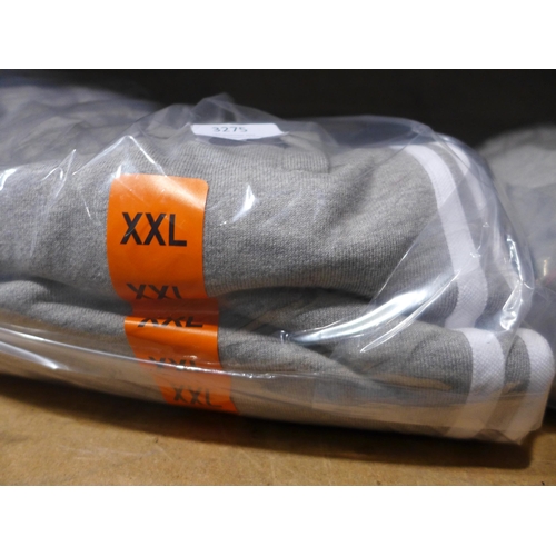 3275 - Five pairs of men's grey Adidas shorts - size XXL * this lot is subject to VAT