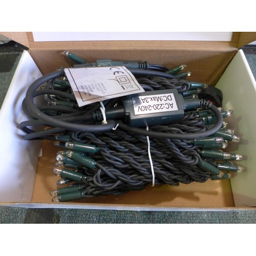 3055 - Led String Lights - White     (309-113)   * This lot is subject to vat