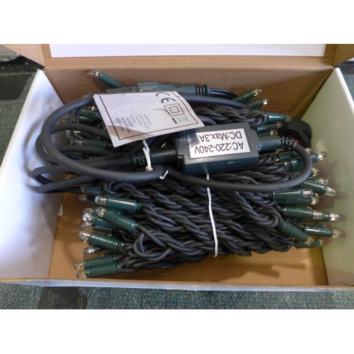 3055 - Led String Lights - White     (309-113)   * This lot is subject to vat