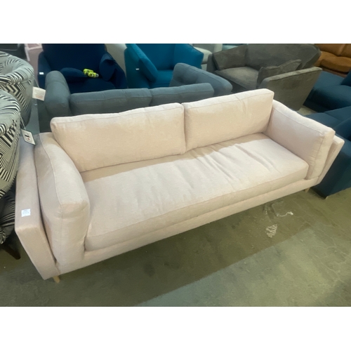 1468 - A cherry blossom upholstered three seater sofa