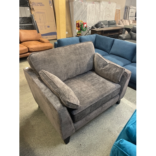 1478 - A Barker and Stonehouse mink velvet upholstered loveseat £999