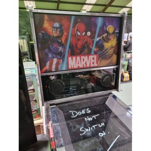 3087 - Arcade1Up Marvel Pinball Machine, Doesn't Power On. Original RRP £549.99 + vat    (309-352)   * This... 