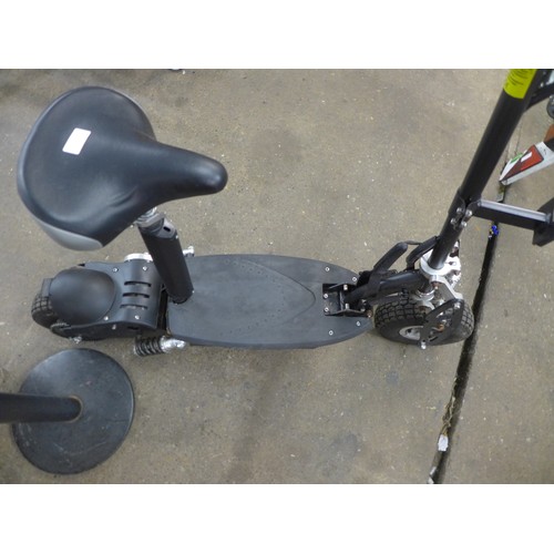 2250 - An electric scooter with seat and full suspension - sold without charger (police repossession)