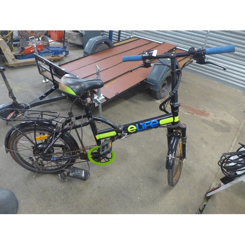 2253 - An E-Life power assisted folding electric bike