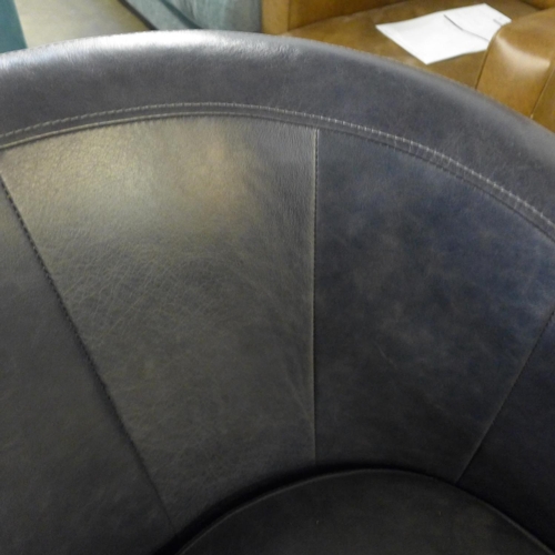 1392 - An Old English Ocean leather upholstered petite club chair, RRP £860 * this lot is subject to VAT