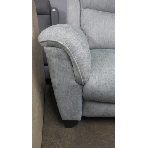 1477 - A Michigan Parker Knoll aluminium upholstered power reclining armchair