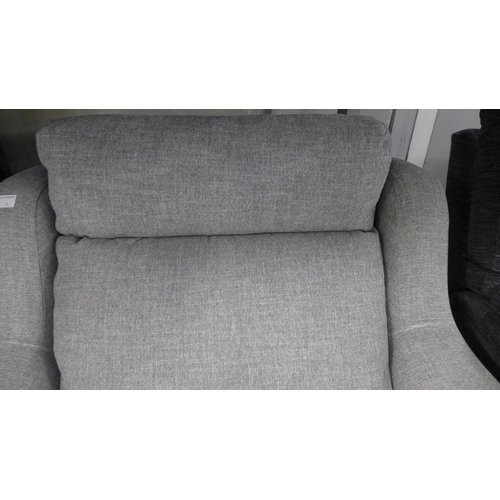 1481 - An Elevate grey upholstered armchair, pull to fabric