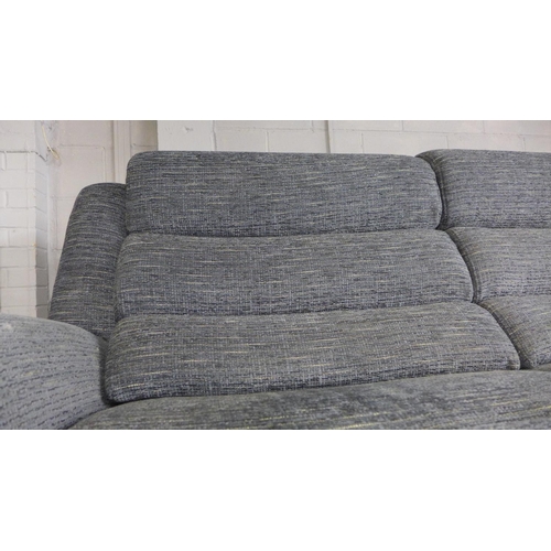 1482 - A Colorado Parker Knoll three seater sofa in dark grey