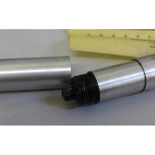 656 - A miniature printer's block set and a Flo-Master felt tip pen by Esterbrook Pen Co. Ltd.,