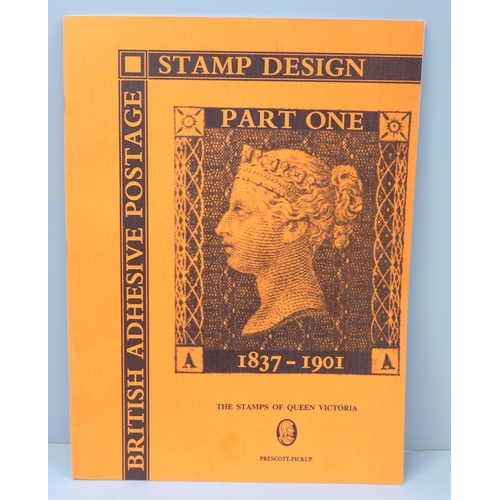 679 - British Adhesive Stamp Design part 1, 1837-1901 The Stamps of Queen Victoria, a collector's referenc... 