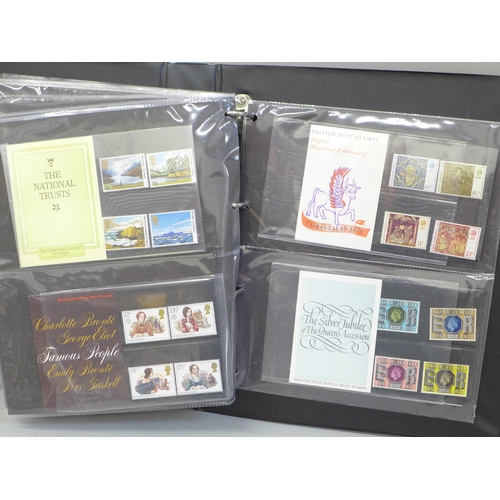 700 - Stamps; an album of pre and post decimal small format GB presentation packs (44)