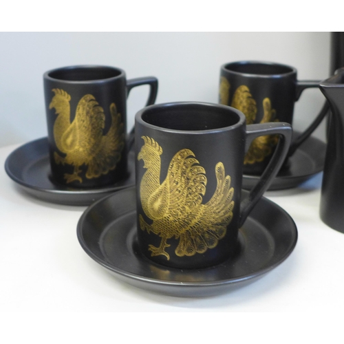 704 - A Portmeirion Phoenix six setting coffee set **PLEASE NOTE THIS LOT IS NOT ELIGIBLE FOR POSTING AND ... 