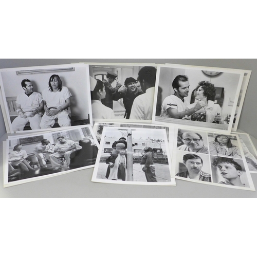 710 - Seventeen film stills of One Flew Over The Cuckoo's Nest